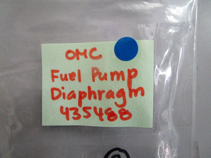 *NEW OEM* 0820 OMC Johnson Evinrude Fuel Pump Diaphragm 435488 0435488