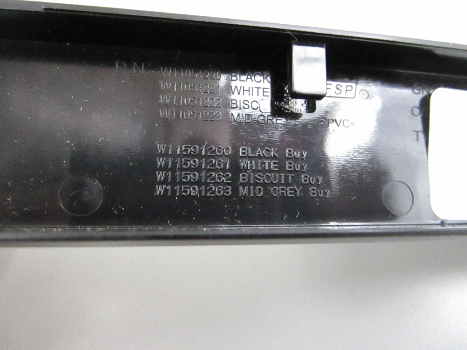 NEW OEM W11660284 Whirlpool Console 0810
