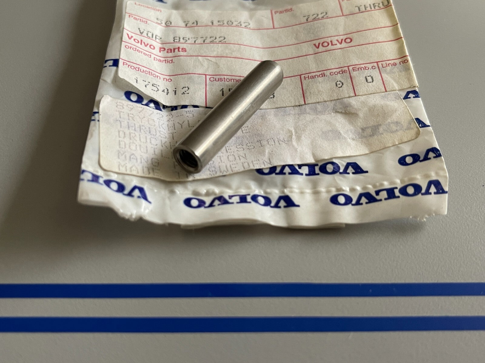 *NEW OEM* 0720 Volvo Penta Thrust Sleeve 897722