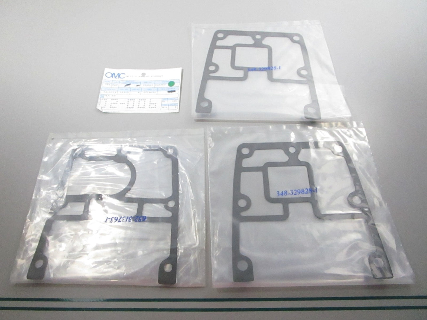 NEW OEM (LOT OF 3) 329828 0329828 OMC Johnson Evinrude Gasket 0810
