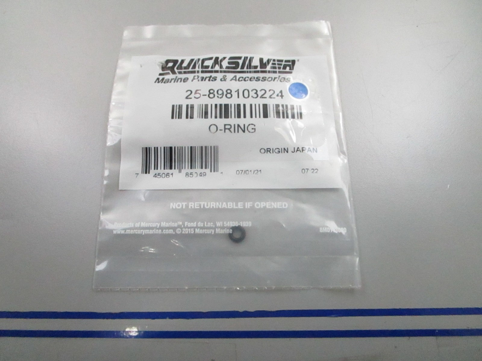 *NEW OEM* 0810 Mercury Quicksilver O-Ring 25-898103224