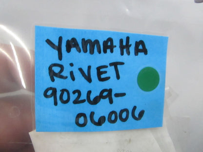 NEW OEM (LOT OF 2) 90269-06006-00 Yamaha Rivet 0810