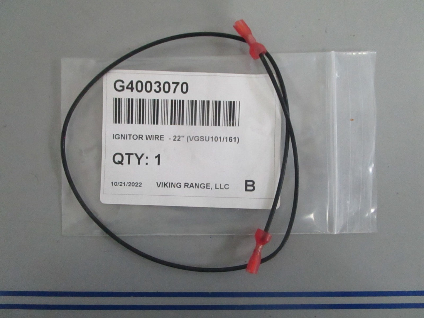 *NEW OEM* 0820 Viking Ignitor Wire G4003070