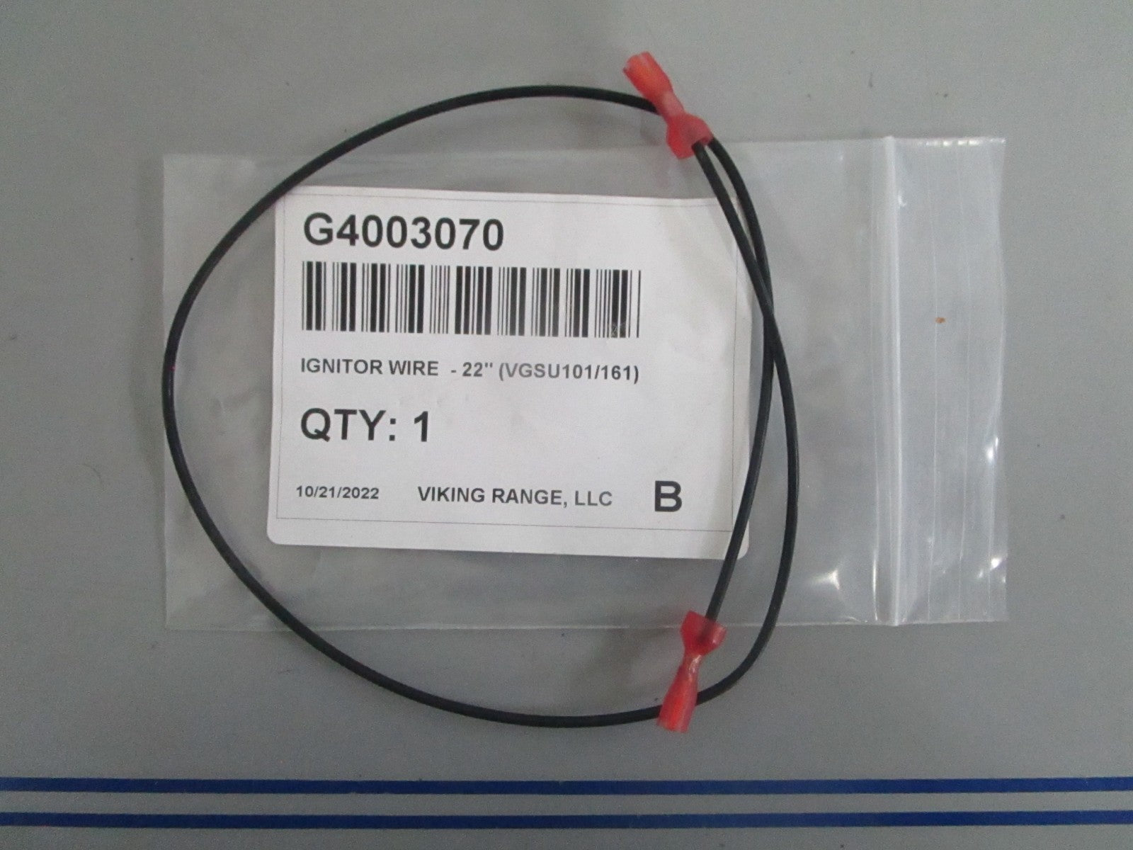 *NEW OEM* 0820 Viking Ignitor Wire G4003070