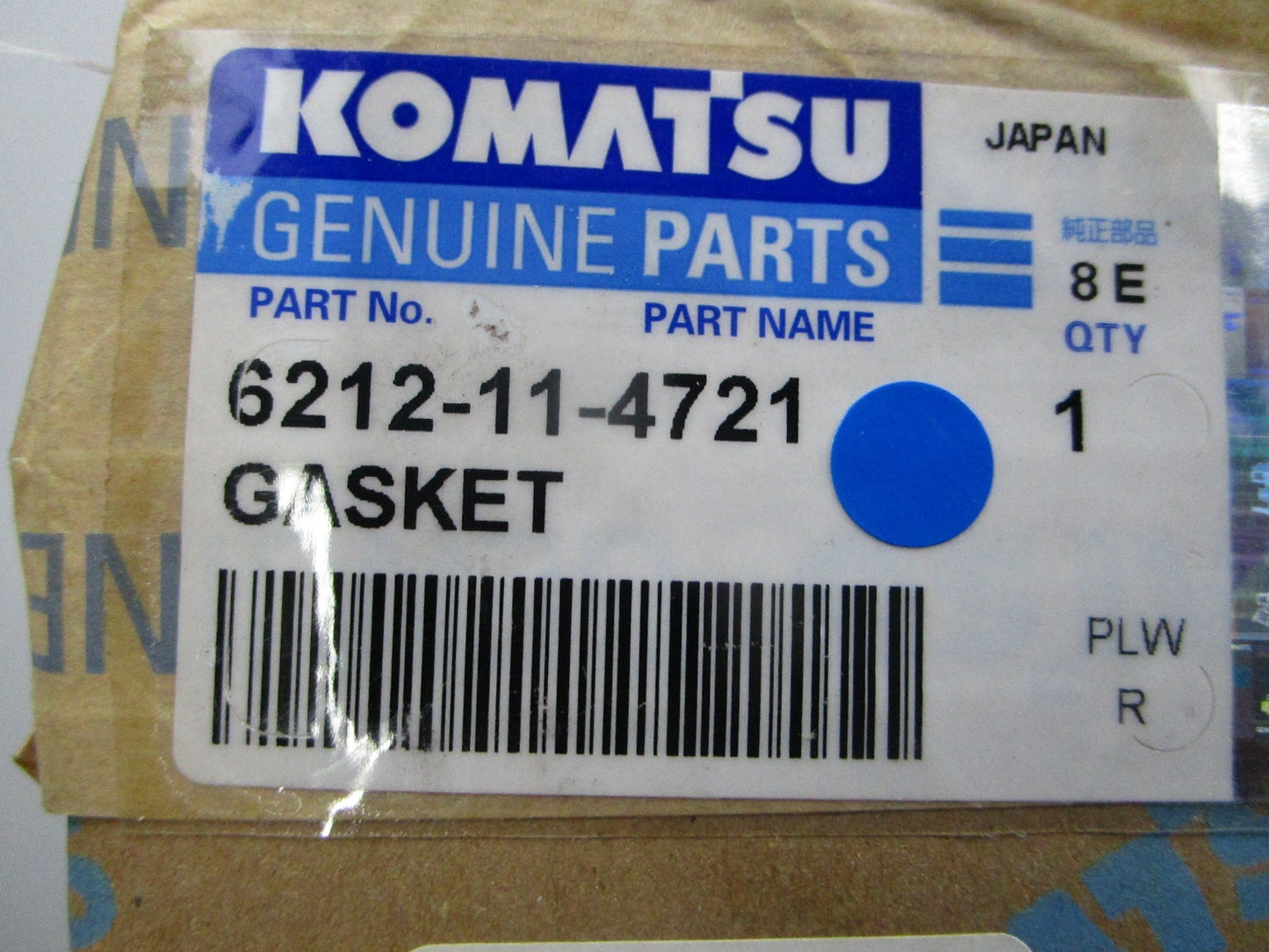 *NEW OEM* 0810 Komatsu Gasket 6212-11-4721