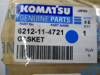 *NEW OEM* 0810 Komatsu Gasket 6212-11-4721