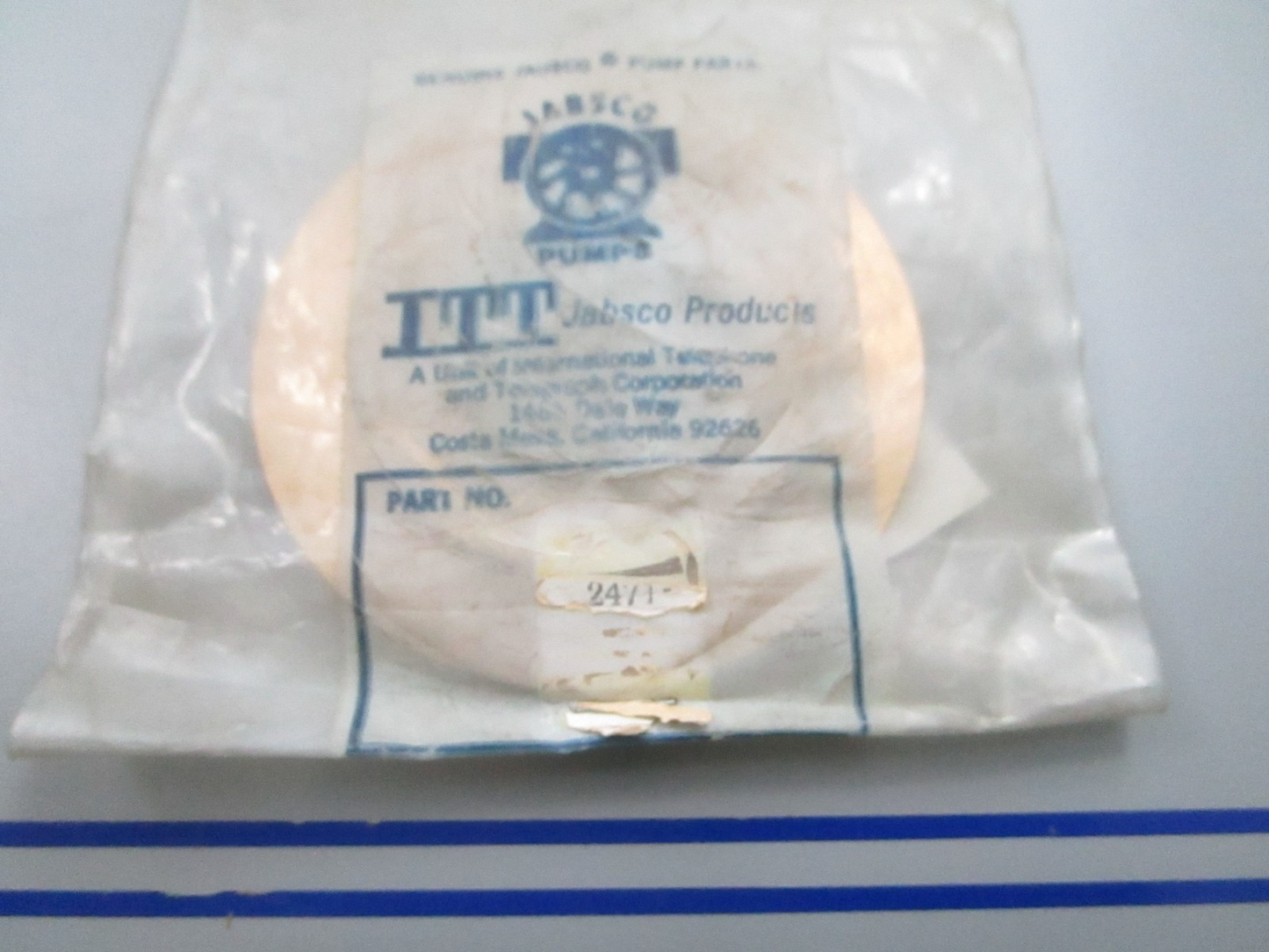 NEW Jabsco 2471-0000 Adapter Ring 0810