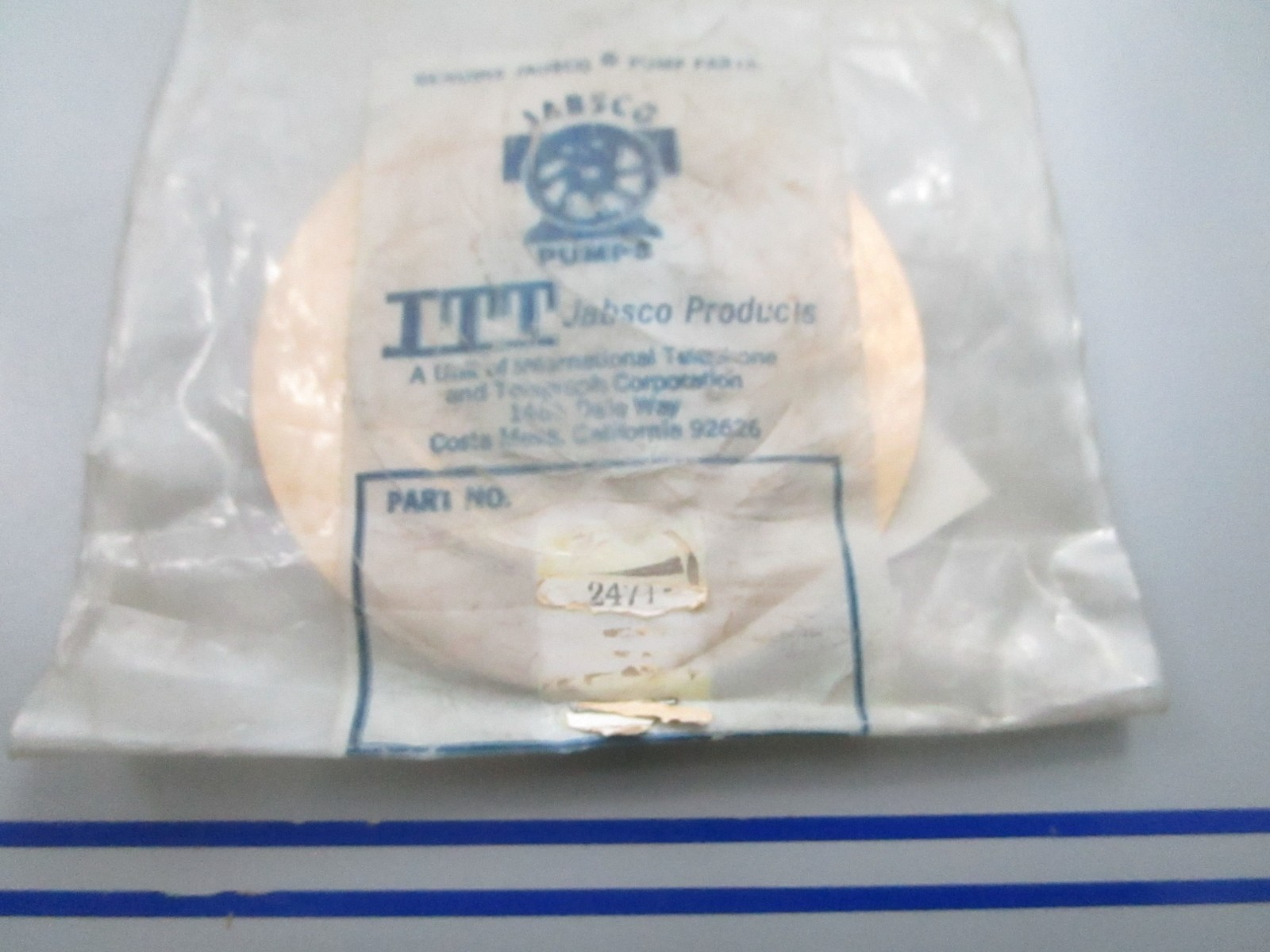 NEW Jabsco 2471-0000 Adapter Ring 0810