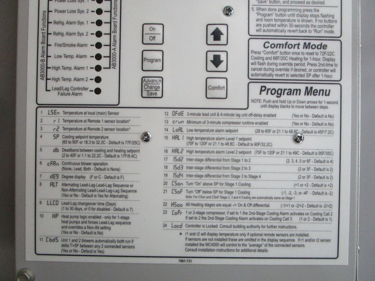 *NEW* 0820 Bard Solid State Dual Unit Lead/Lag Controller MC4000-B