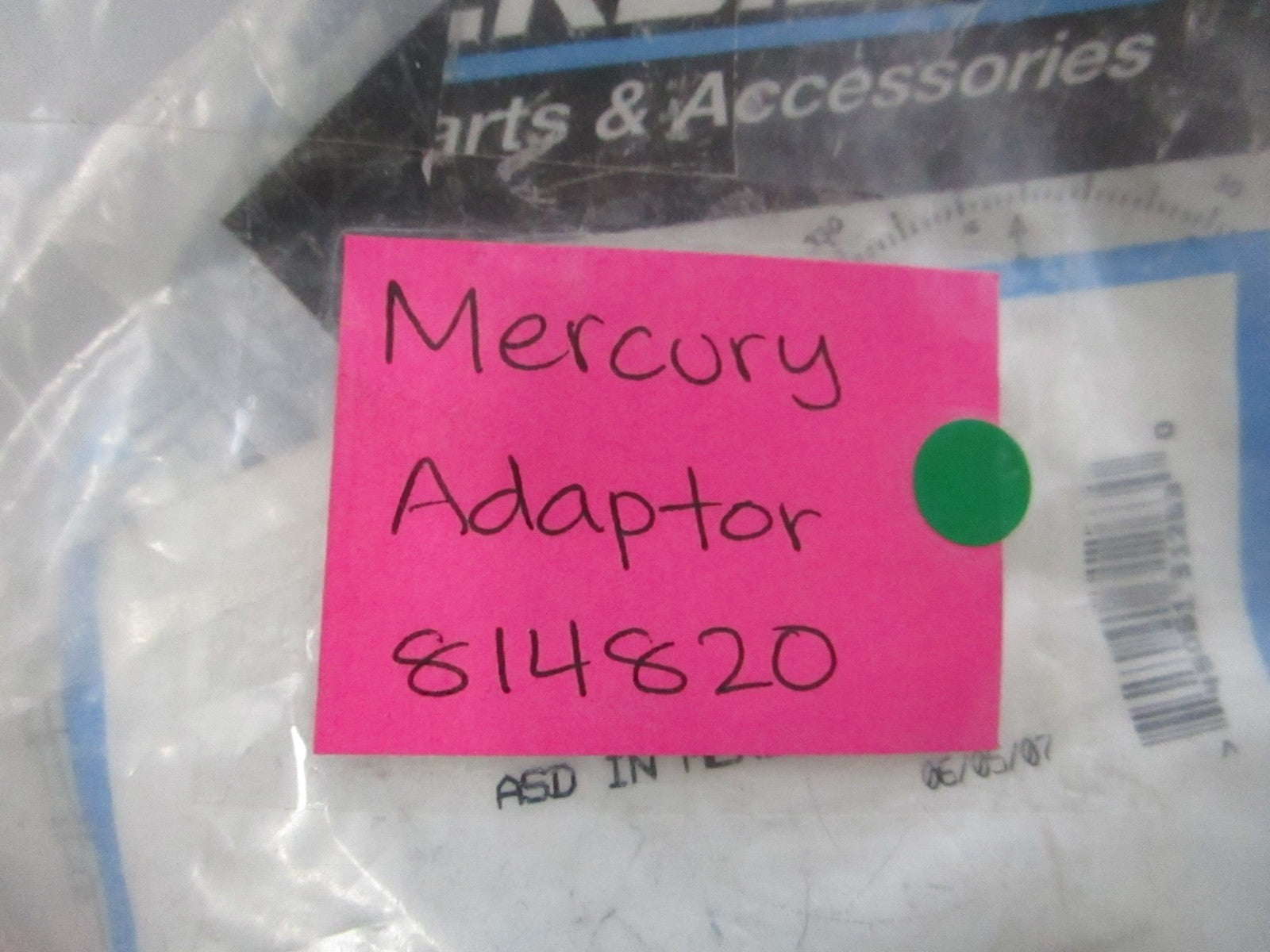 NEW OEM 814820 Mercury Quicksilver Adaptor 0810
