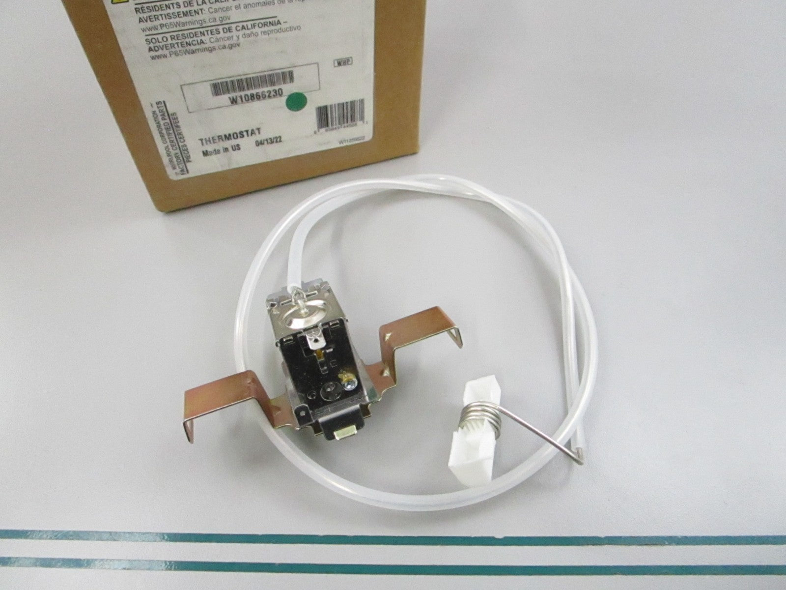 NEW OEM W10866230 Whirlpool Thermostat 0810