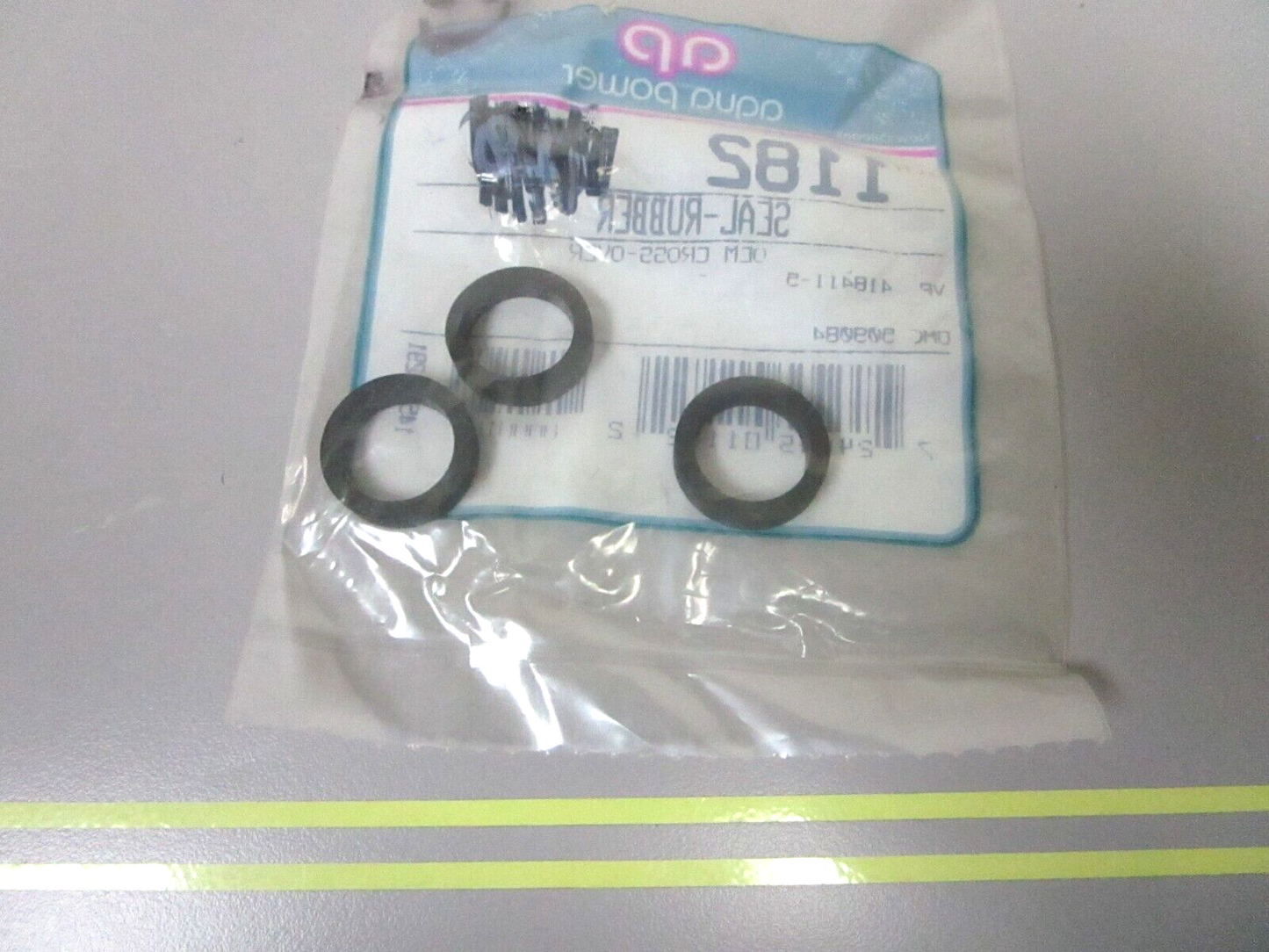 *NEW* (LOT OF 3) 0750 Aqua Power RUBBER SEAL 1182 Repl. Volvo 418411, OMC 509084