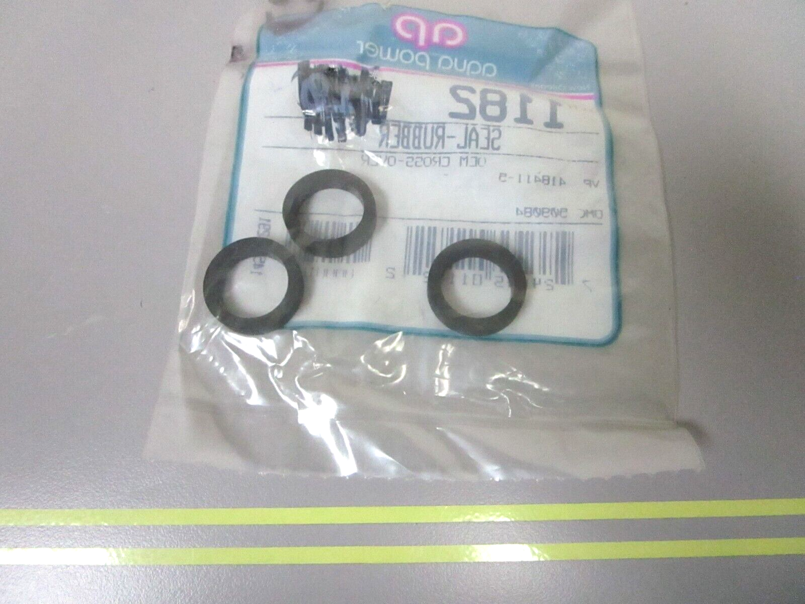 *NEW* (LOT OF 3) 0750 Aqua Power RUBBER SEAL 1182 Repl. Volvo 418411, OMC 509084