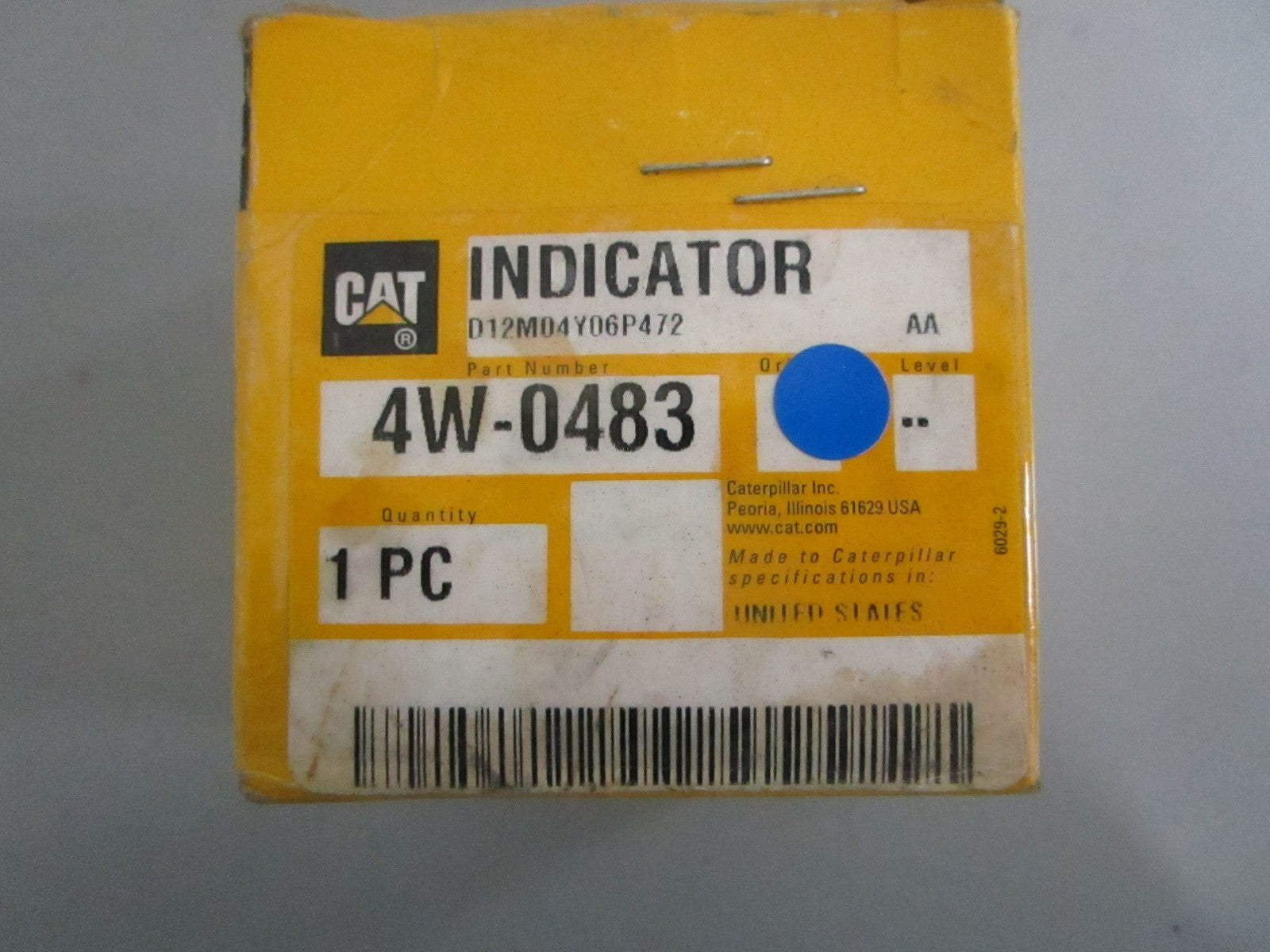 NEW OEM 4W-0483 CAT Indicator 0820