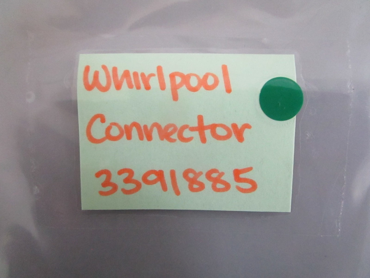 NEW OEM 3391885 Whirlpool Connector 0820