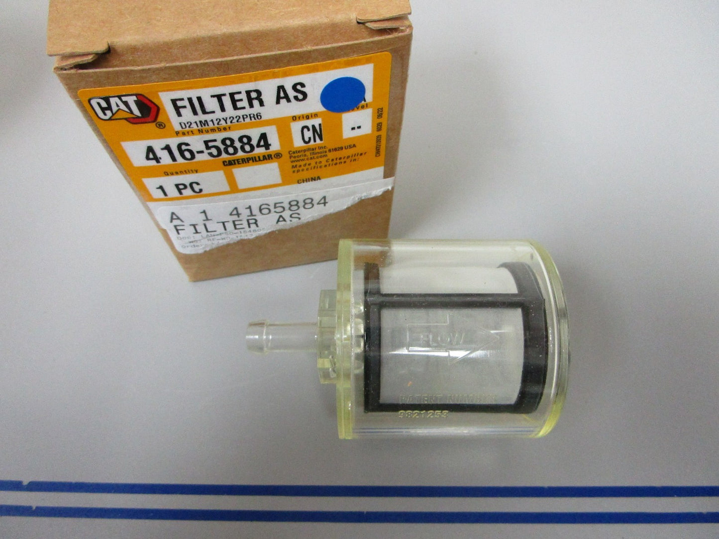 NEW OEM Cat Caterpillar 416-5884 Filter Assembly 0720