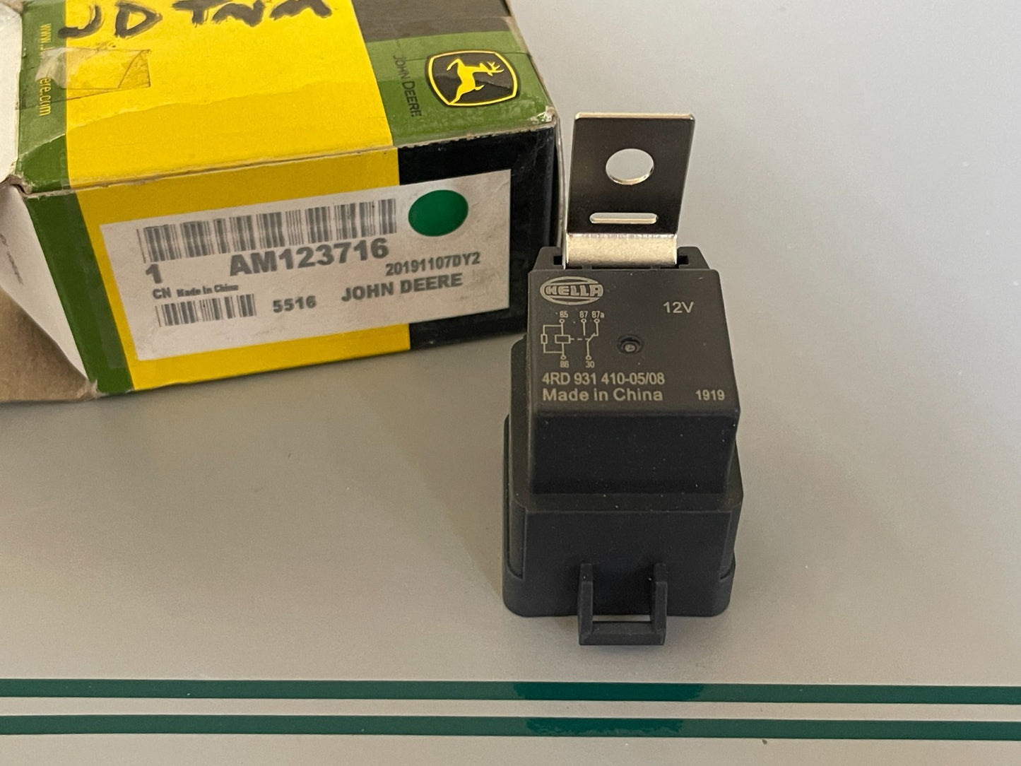 John Deere AM123716 NEW OEM Relay 12V 30A ZTrak X700 X500 Front Mower Gator 0720