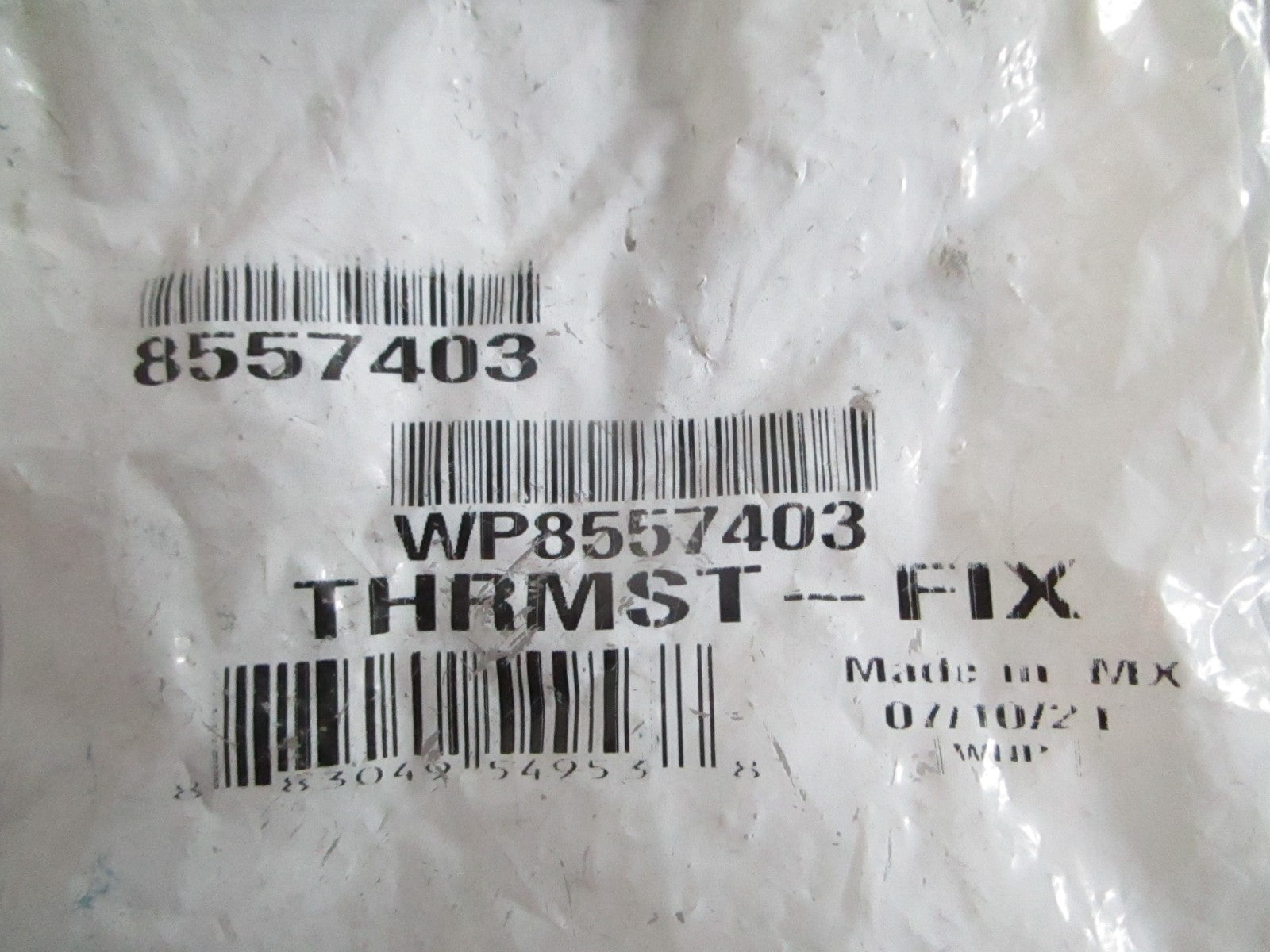 NEW OEM WP8557403 8557403 Whirlpool Thermostat 0820