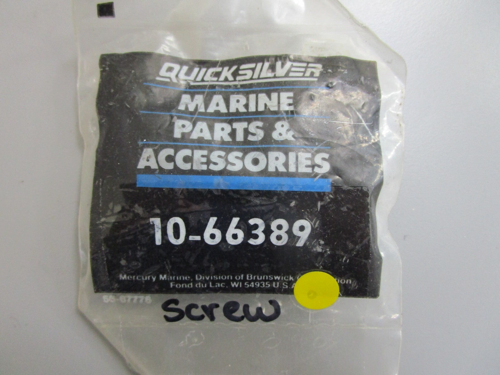 *NEW OEM* 0810 Mercury Quicksilver Screw 10-66389