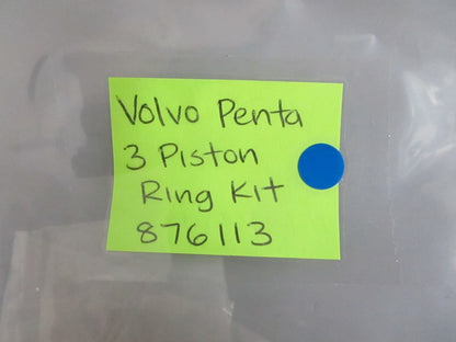 *NEW OEM* 0820 Volvo Penta 3 Piston Ring Kit 876113