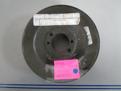 *NEW OEM* 0820 Scag Double Groove Pulley 483287