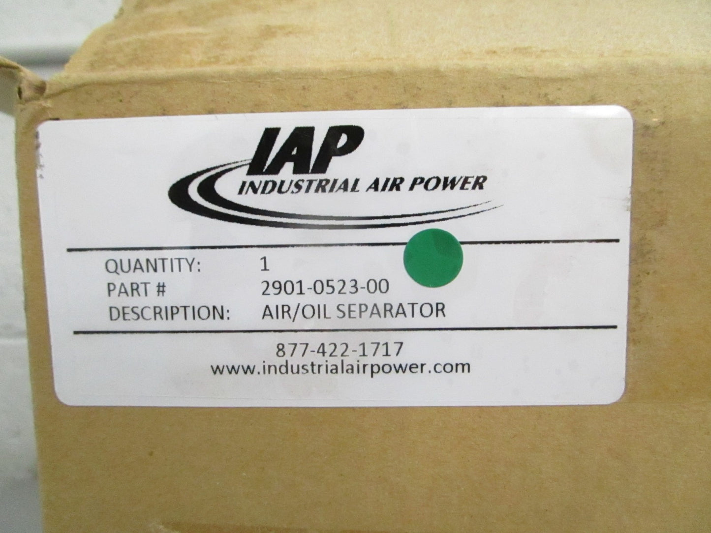 IAP 2901-0523-00 Air Oil Separator Atlas Copco Cross Reference Part NEW 0820