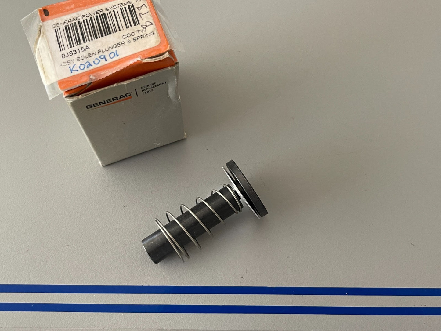 *NEW OEM* 0720 Generac Solenoid Plunger & Spring 0J8315A