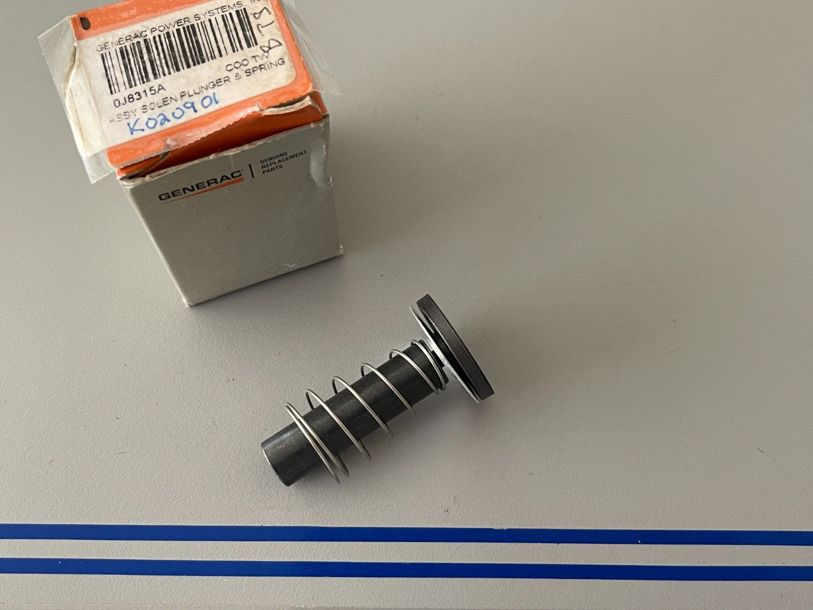 *NEW OEM* 0720 Generac Solenoid Plunger & Spring 0J8315A