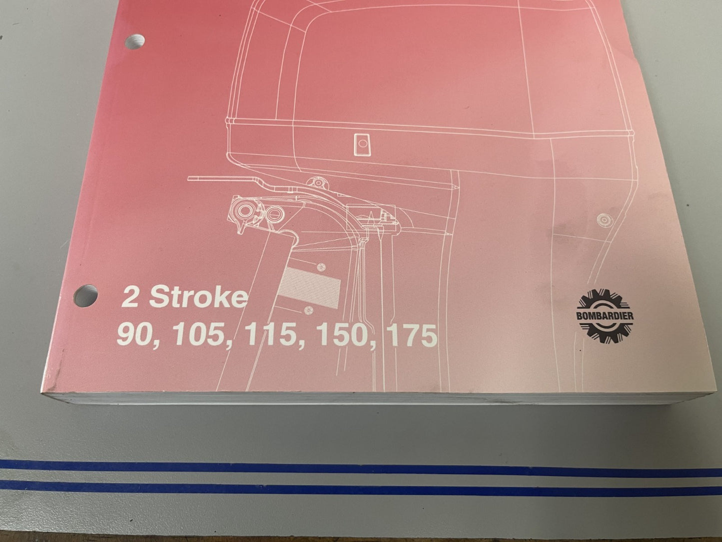 *NEW OEM* 0670 OMC Johnson Evinrude Two Stroke 90-175  HP Service Manual 5005646
