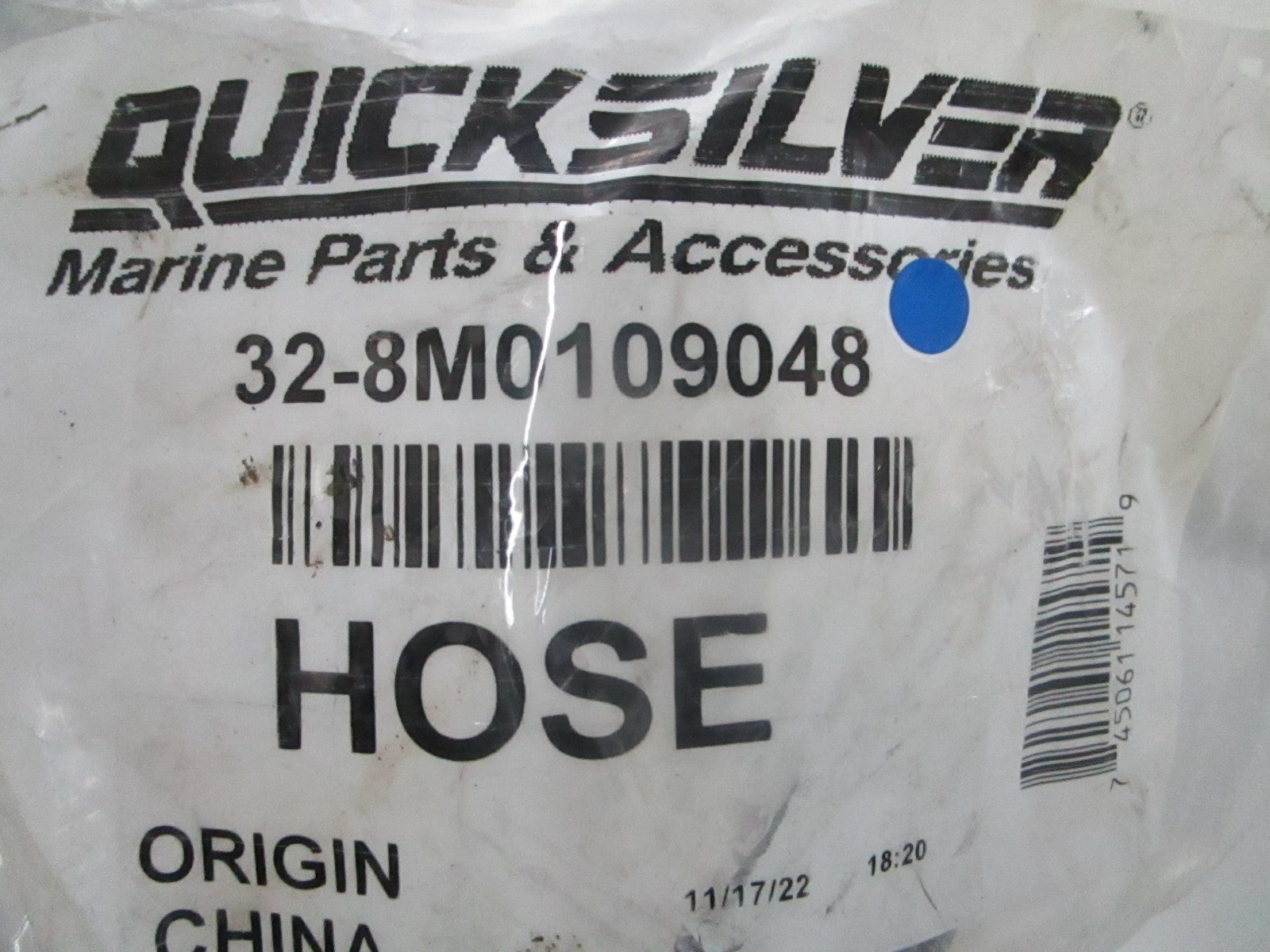 *NEW OEM* 0810 Mercury Quicksilver Hose 32-8M0109048