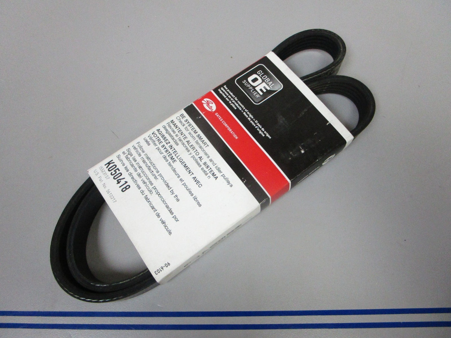 NEW K050418 Gates Micro-V 21/32" x 42 ⅜" Serpentine Belt 0720