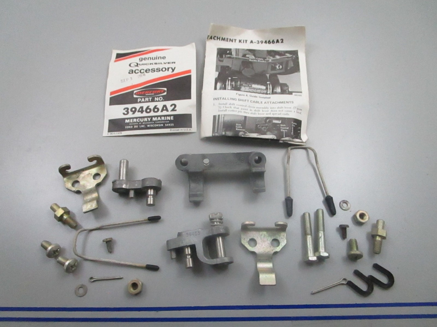 *NEW OEM* 0810 Mercury Quicksilver Remote Control Attachment Kit 39466A2