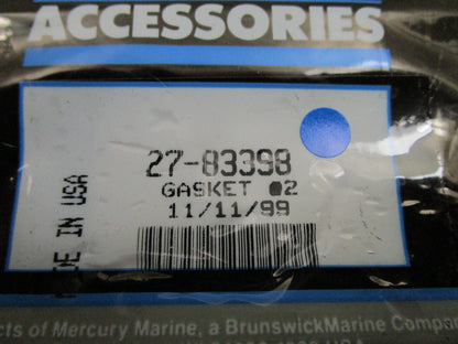 *NEW OEM* 0810 Mercury Quicksilver Gasket 27-83398
