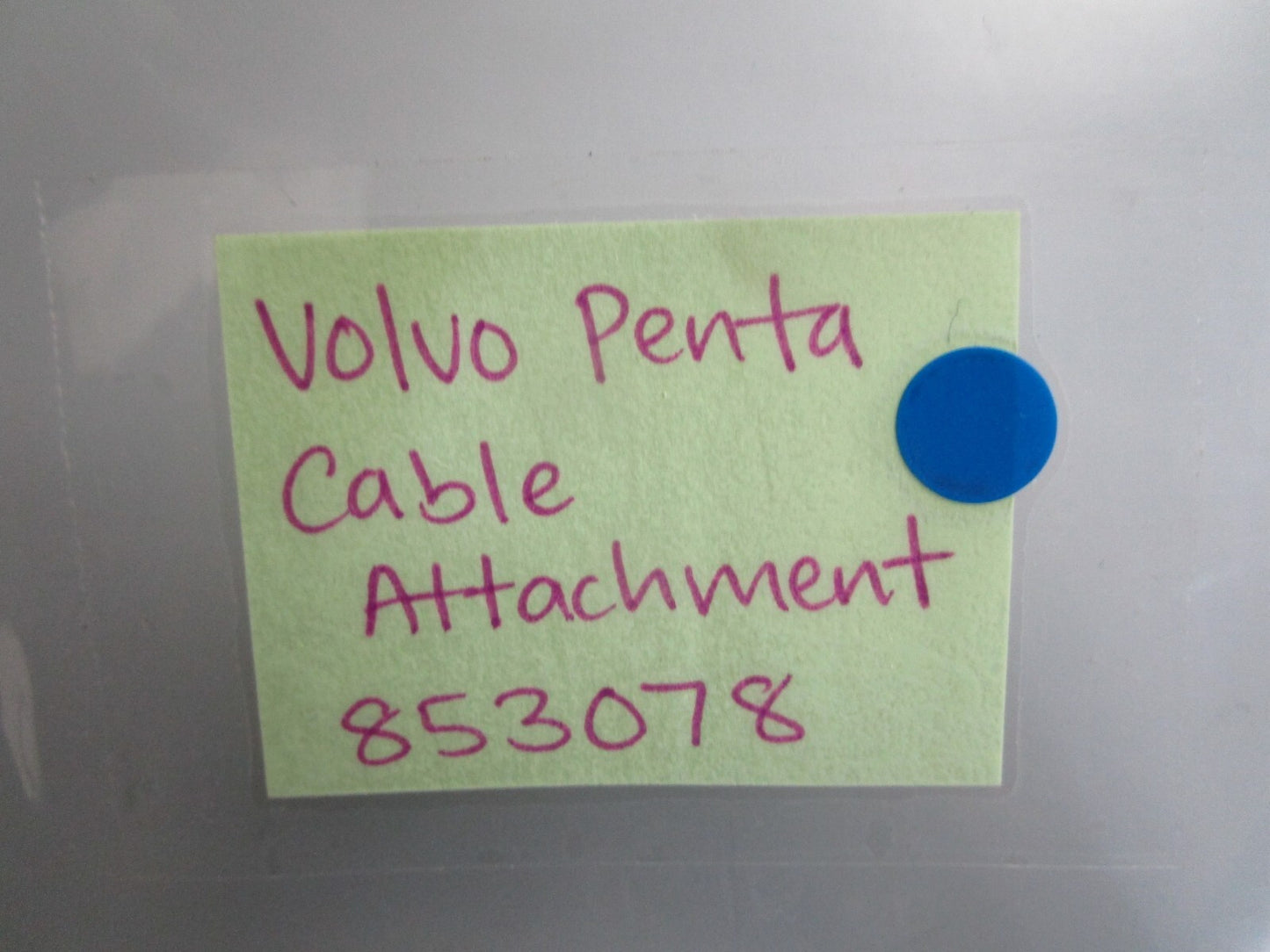 *NEW OEM* 0820 Volvo Penta Cable Attachment 853078