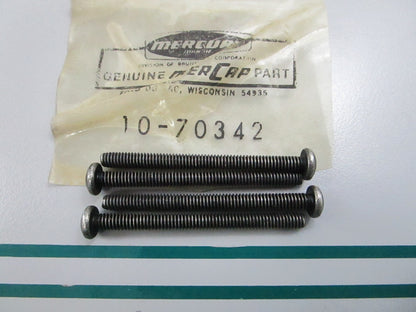 NEW OEM (LOT OF 4) 10-70342 Mercury Quicksilver Screw 0810
