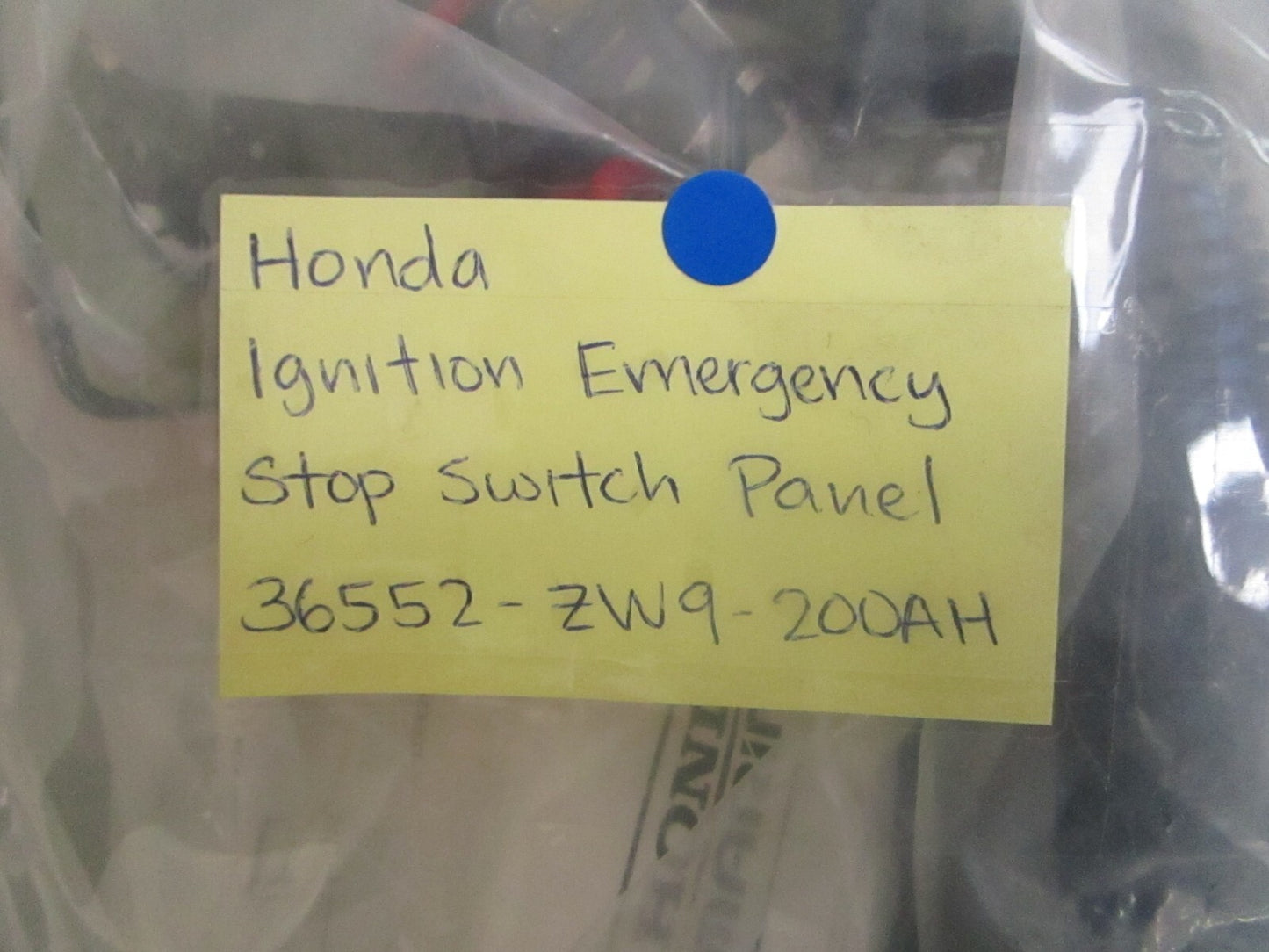 *NEW OEM* 0820 Honda Ignition Emergency Stop Switch Panel 36552-ZW9-200AH