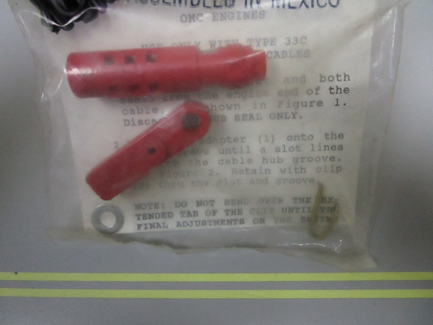 *NEW OEM* 0810 Morse OMC Controls Adapter Kit 300557