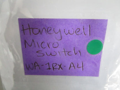 Honeywell MICRO SWITCH WA-1RX-A4 SPST-NC 20A Pin Plunger LOT OF 2 NEW OEM 0820