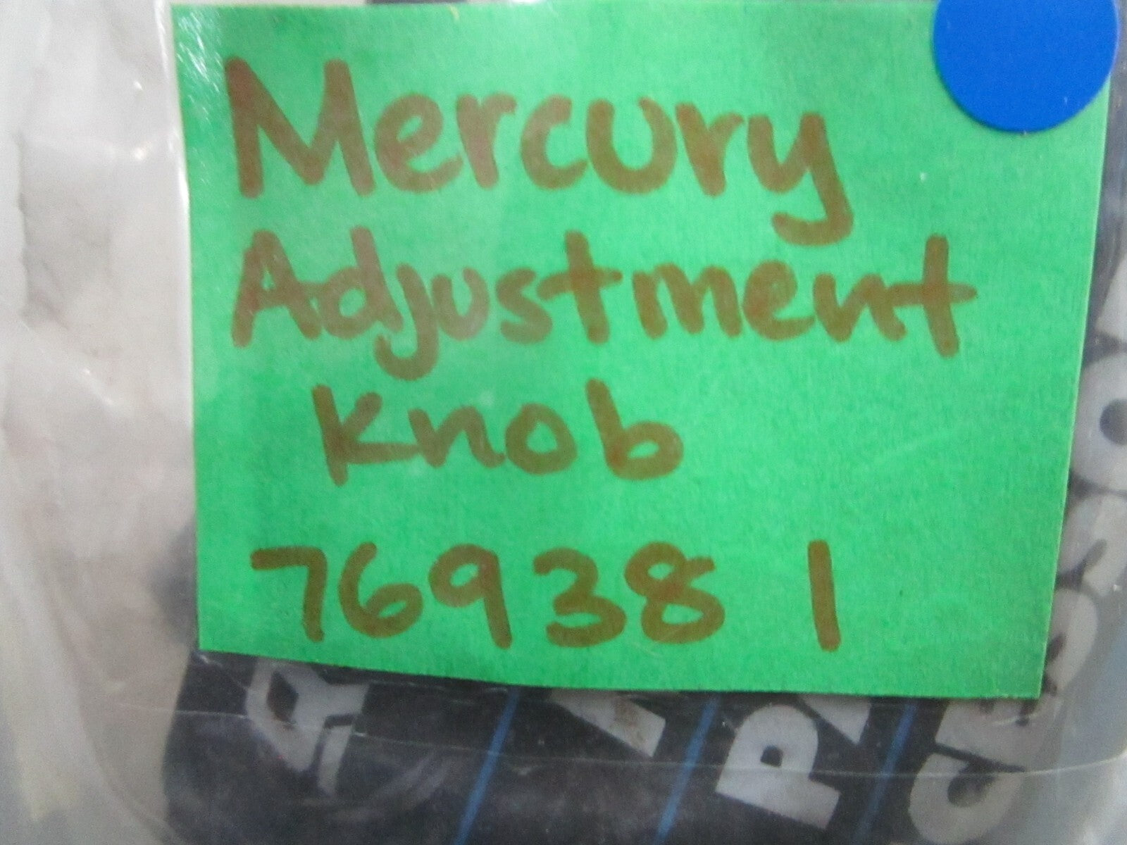 *NEW OEM* 0810 Mercury Quicksilver Adjustment Knob 769381