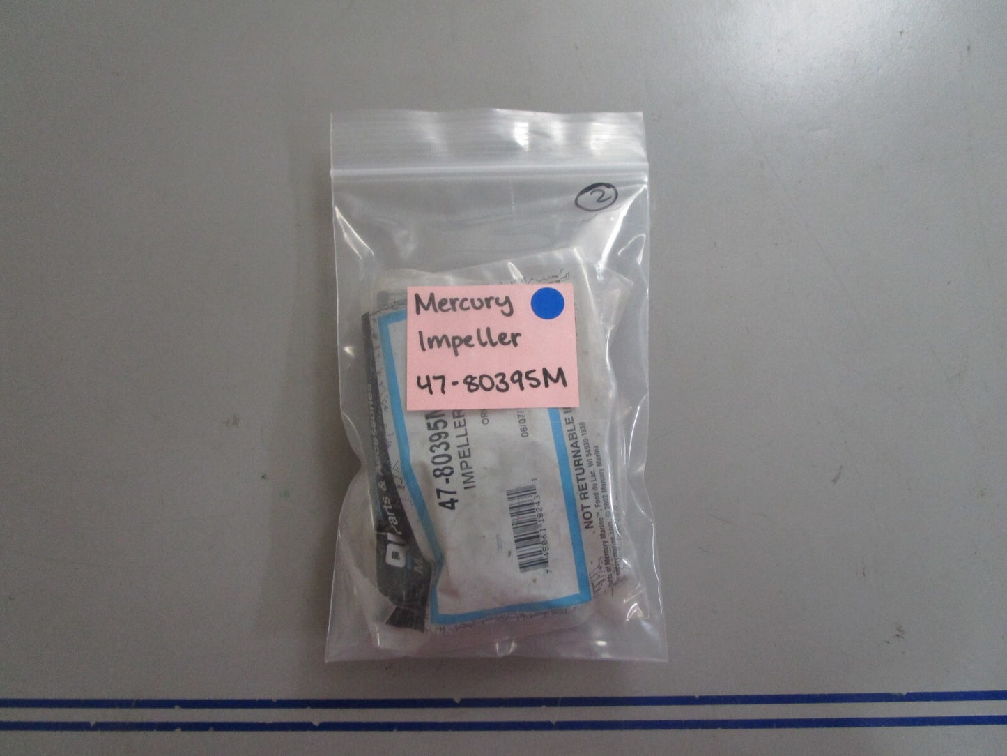*NEW OEM* 0810 Mercury Quicksilver Impeller 47-80395M