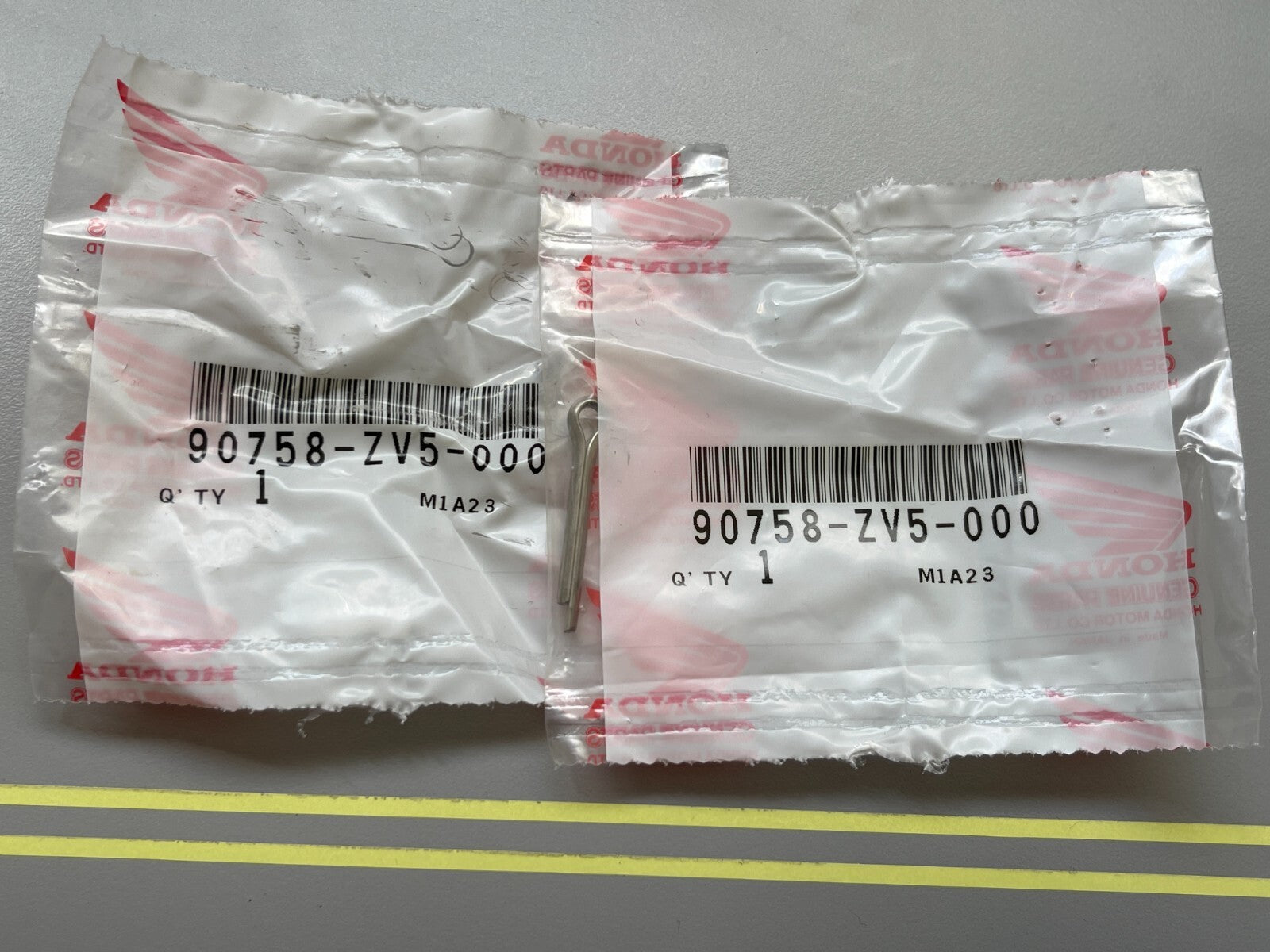 *NEW OEM* (LOT OF 2) 0810 Honda Split Pin 90758-ZV5-000