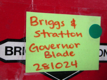 NEW OEM 281024 Briggs & Stratton Governor Blade 0810