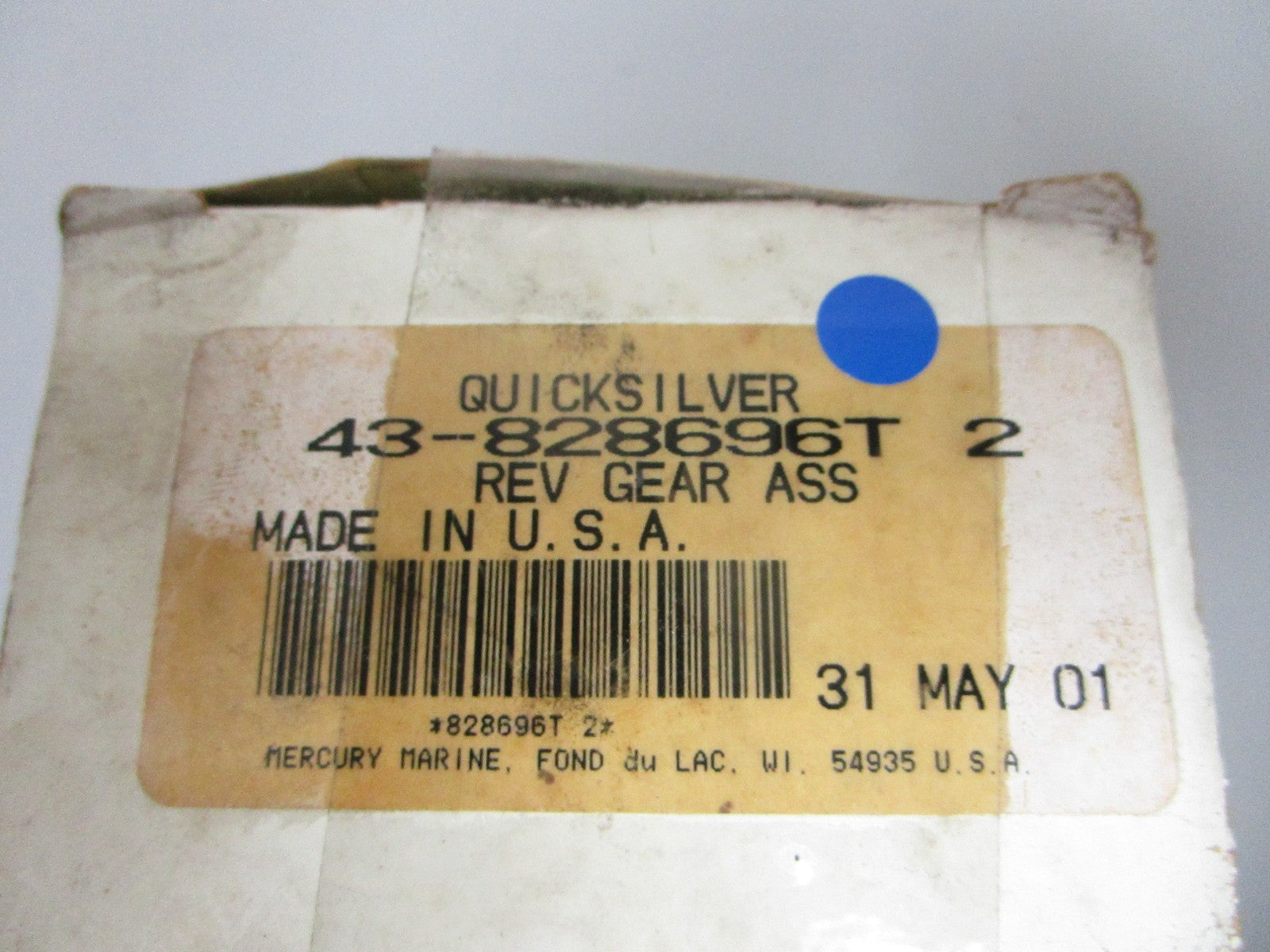 NEW OEM 43-828696T2 Mercury 21T CR 200 225 250 300 hp Reverse Gear 0720
