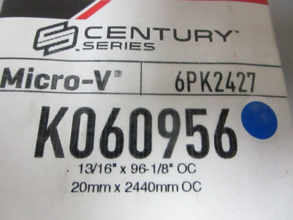 NEW K060956 Gates Micro-V 13/16" x 96 ⅛" Serpentine Belt 0720