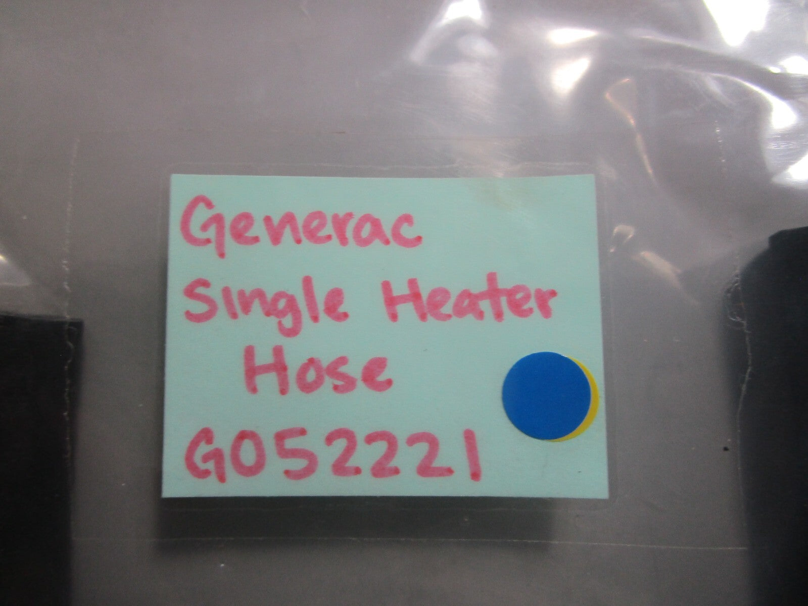 *NEW* 0810 Generac Single Heater Hose G052221