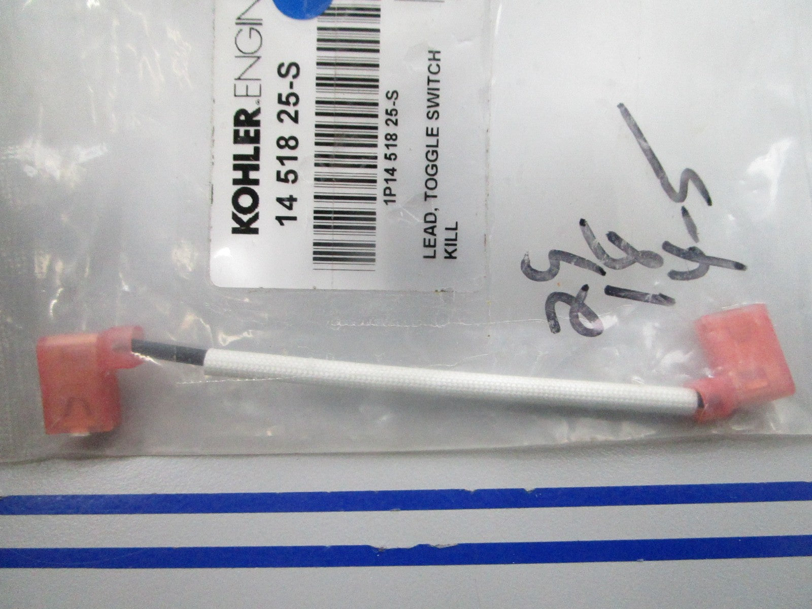NEW OEM Kohler 14 518 25-S Toggle Switch Lead 0810