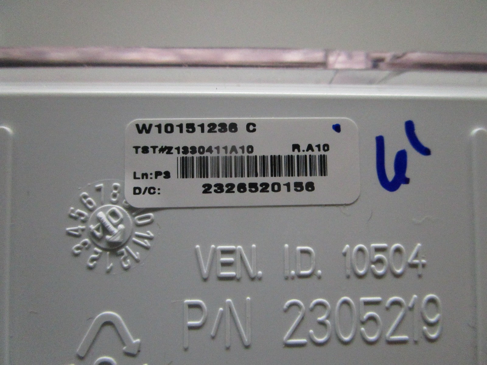 *NEW OEM* 0820 Whirlpool Refrigerator Control Board W10151236
