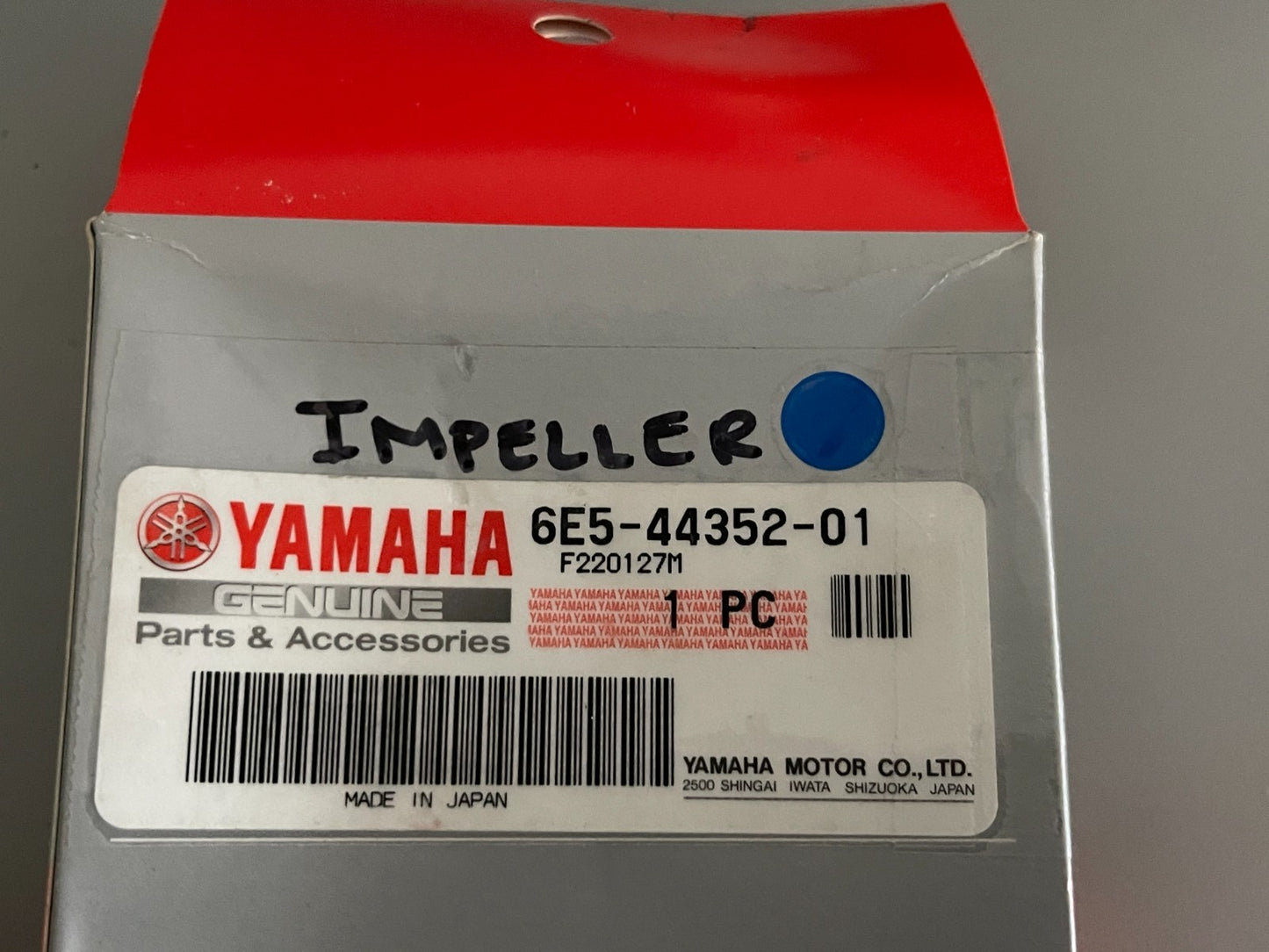 *NEW OEM* 0720 Yamaha Impeller 6E5-44352-01-00