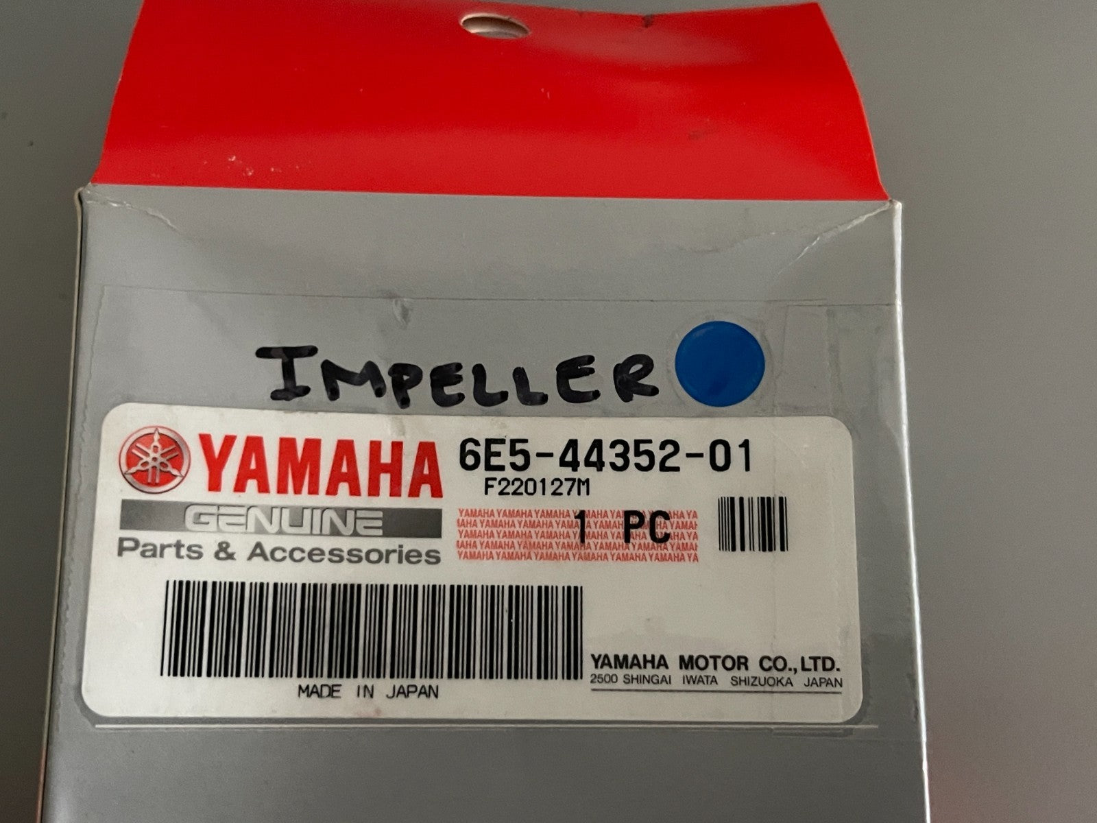 *NEW OEM* 0720 Yamaha Impeller 6E5-44352-01-00