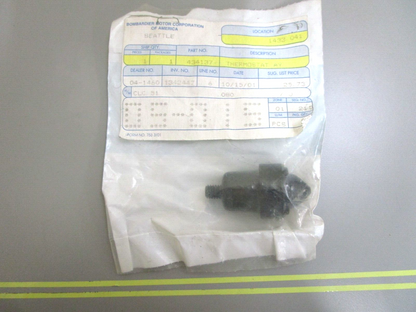 *NEW OEM* 0750 OMC Johnson Evinrude THERMOSTAT AY 434137 0434137